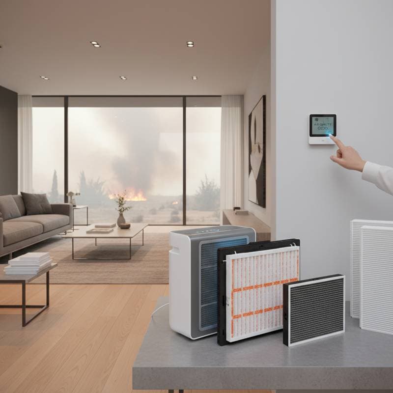 Featured image for Wildfire Smoke Filters Now Essential for Home HVAC
