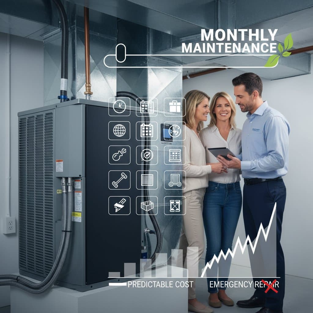 Featured image for Monthly HVAC Plans Prevent Costly Emergency Repairs